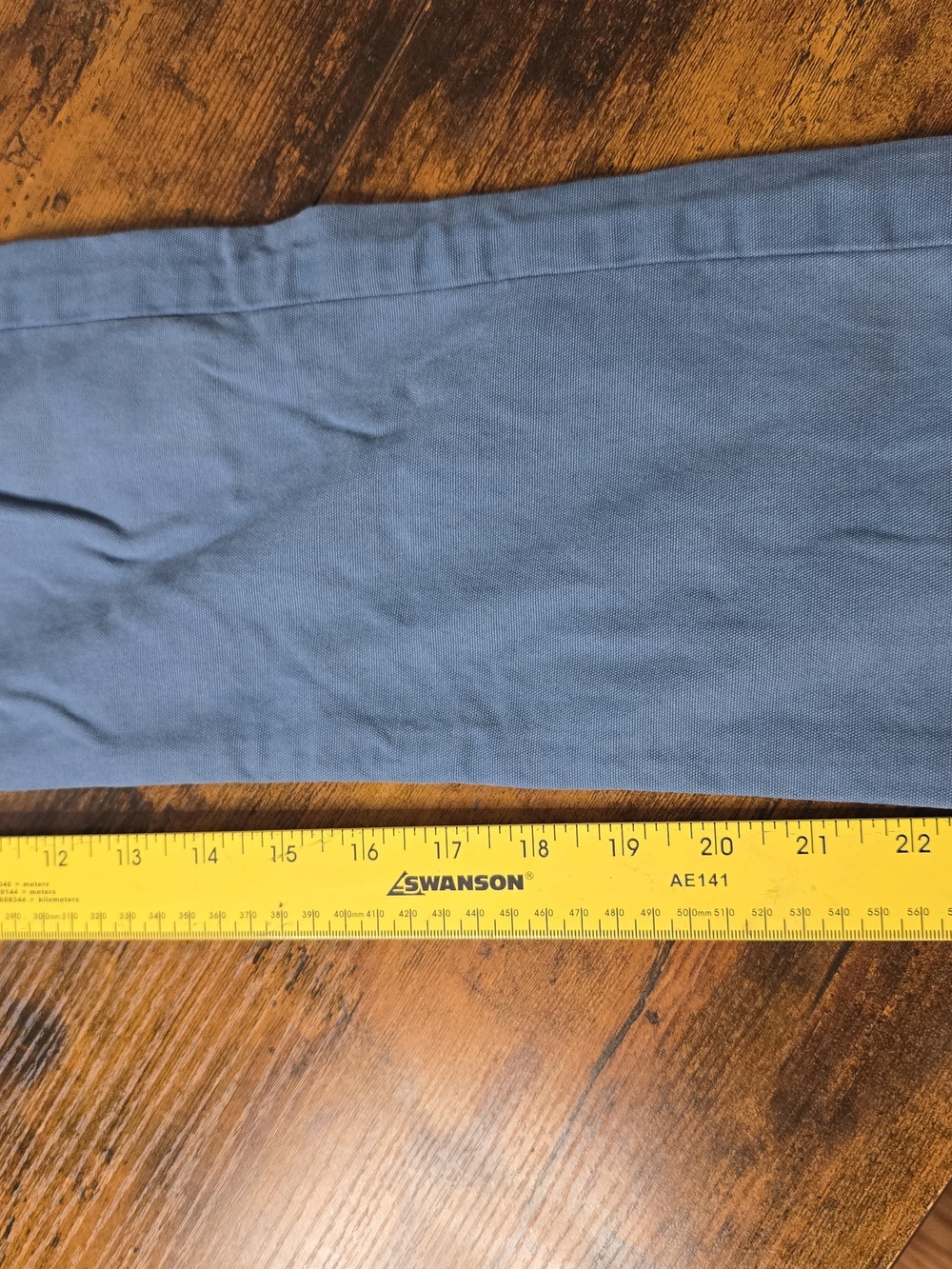 ​Vans V76 Skinny Skate Pants Men's Tag 32 (Altered to 29x25.5) Teal Canvas - Picture 5 of 7